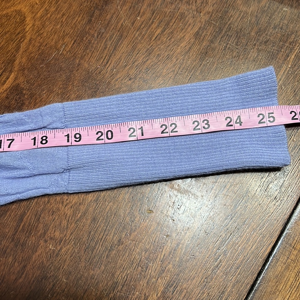 Title Nine Lightweight 100% Washable Wool Lavender Long Sleeve Cardigan Sz M EUC - Picture 9 of 9